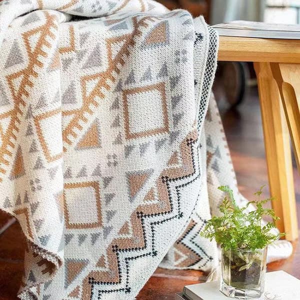Vacker Boho filt