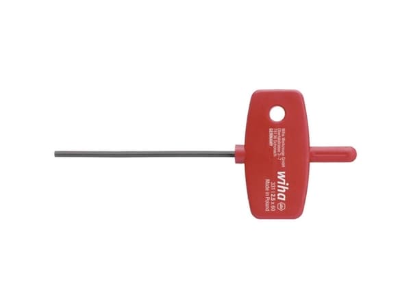 Wiha kuusiokoloavain Avaimen leveys: 2 mm Terän pituus: 60 mm Mitat, pituus: 95 mm