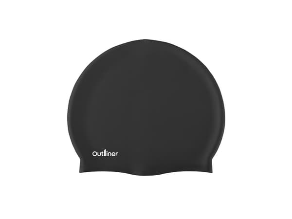 Swimming Cap White Outliner Fsswm-005