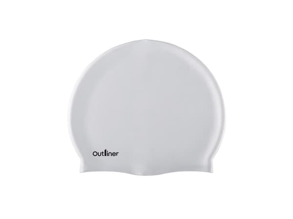 Swimming Cap White Outliner Fsswm-005