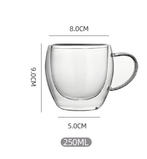 Kaffekopp med två väggar