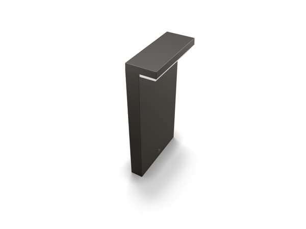 Philips Bustan-stolpelys, 3,8 W, Vegglys, Antrasitt, Aluminium, IP44, Hage, Terrasse, I