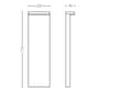 Miniatyrbilde 4 av 5: Philips Bustan-stolpelys, 3,8 W, Vegglys, Antrasitt, Aluminium, IP44, Hage, Terrasse, I