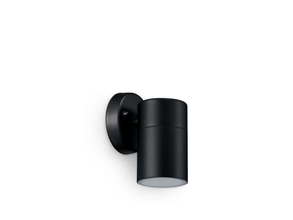 Philips Kylis-vegglampe, 25 W, GU10, ingen pære, Vegglys, Sort, Rustfritt stål, IP44, Fasade, Hage, Terrasse, I Sort
