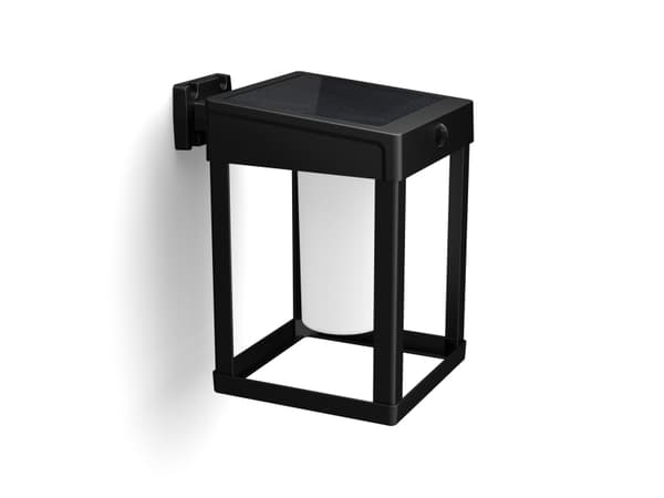 Philips Camill vägglampa 1,4 W, Väggbelysning för utomhusbruk, Svart, Plast, IP44, Fasad, Trädgård, Terass, III Svart