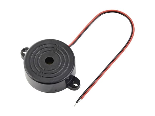TRU COMPONENTS TC-10475828 Piezoalarm Ljudnivå: 100 dB Spänning: 12 V Kontinuerligt ljud 1 st