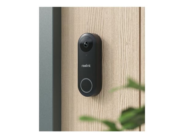 Reolink Smart 2K+ Video Doorbell PoE - Smart dørbjelle og ringeklokke - med kamera - kablet - 10/100 Ethernet