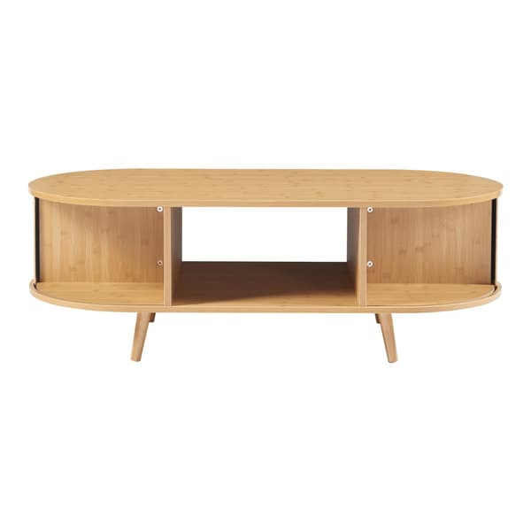 Soffbord Nordkapp 120x55x40 cm bambu [en.casa]