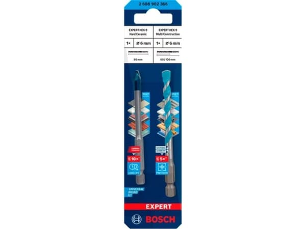 Bosch BORSÆT HEX CERAMIC OG MULTI 6MM