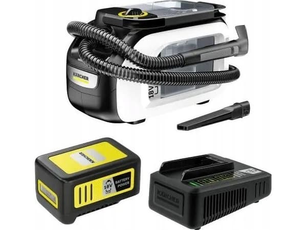 Kärcher SE 3-18 Compact, Kompakt, Batteri, 1,9 m, 1,7 l, 2,9 l, Svart, Vit