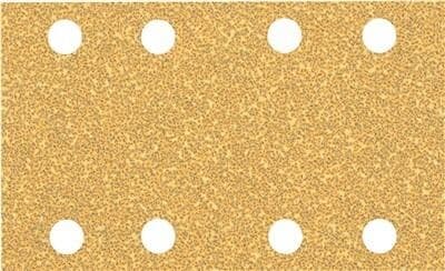 Bosch slibeplade 93x186mm, K80, 50 stk. 8-huller, C470, Træ+maling EXPERT (2608900937)