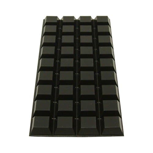 3M SJ 5023 selvklæbende kofanger, firkantet sort (L x B x H) 20,6 x 20,6 x 7,6 mm