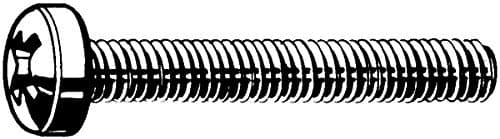 Zoro Selection gevindskruer, pandehoved M4x35 galvaniseret 4,8 DIN7985 Phillips PH 200 styk (Z00142607)