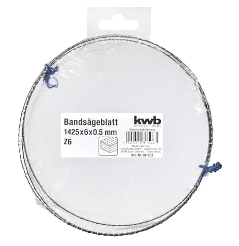 kwb 081502 båndsavklinge, 1425 x 6x 0,65, Z6, træ 1 stk (081502)