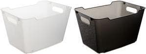 keeper opbevaringsboks, polypropylen, 12 l, Lotta, gennemsigtig, 35,5 x 23,5 x 20 cm