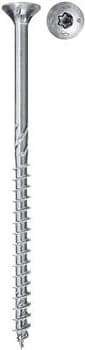 Miniatyrbillede 1 af 6: Fischer Power-Fast II 670170 spånpladeskruer 4 mm 40 mm T-profil stål galvaniseret 200 stk (670170)