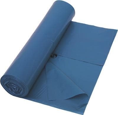 Deiss 10002 premium avfallspåsar tillverkade av återvunnen LDPE 120 l blå 150 stycken