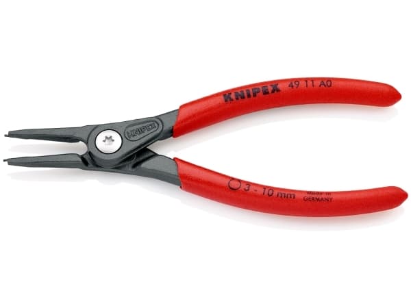 Knipex 49 11 A0, Lukkorengaspihdit, Kromivanadiini-teräs, Muovi, Punainen, 140 mm, 101 g