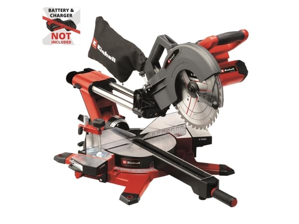 Einhell TE-SM 36/10 L Li-Solo Power X-Change Utdragbar geringssåg, utan batteri, utan laddare 254 mm 30 mm - SOLO