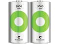 Pikkukuva 3 / 4: C-akku R14 GP Paristot ReCyko NiMH 1.2 V 3000 mAh 2 kpl 2 kpl