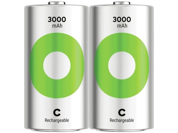 C-akku R14 GP Paristot ReCyko NiMH 1.2 V 3000 mAh 2 kpl 2 kpl