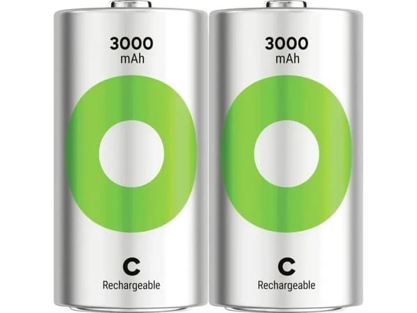 C-akku R14 GP Paristot ReCyko NiMH 1.2 V 3000 mAh 2 kpl 2 kpl