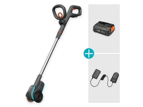 Gardena WeedBrush sladdlös fogrengörare, set