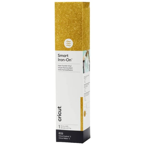 Cricut Smart Iron-On™ Folie Glittereffekt, Guld