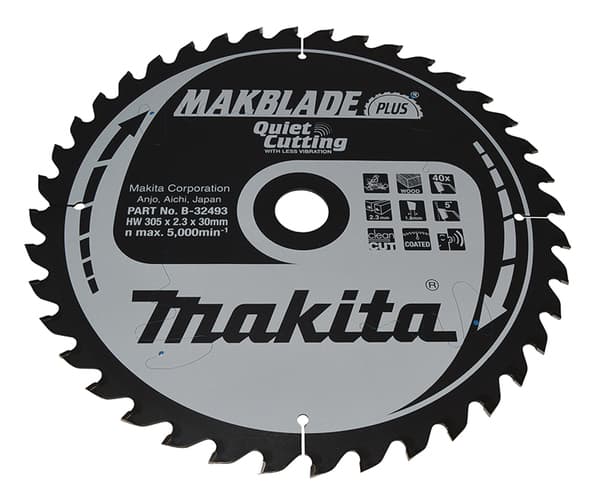 Makita MakBlade Plus, 30,5 cm, 3 cm, 1,8 mm, 2,3 mm, Makita, 1 stykker