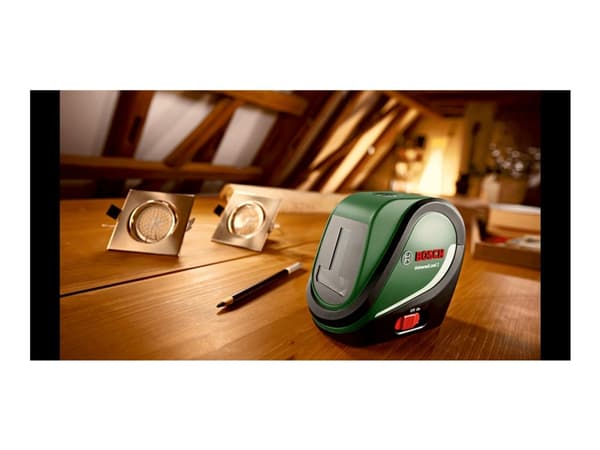 Bosch UniversalLevel 2 Set - Krydslinjelaservaterpas - 10 m
