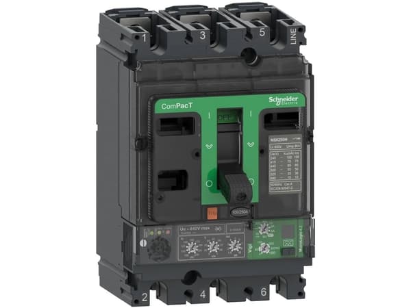 Schneider Electric NSX100B, Katkaisin, Tyyppi A, IP40, 440 V