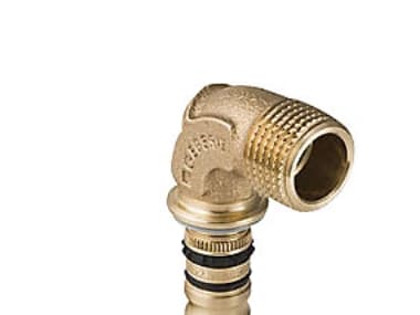 Geberit Mepla 90° mutka ulkokierteellä d=32 mm R=1"