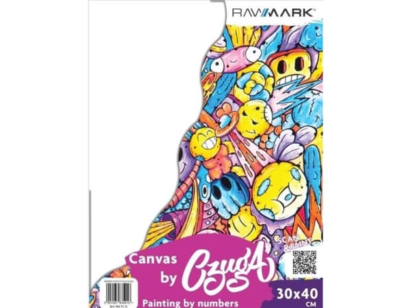Doodle kangas 30x40cm