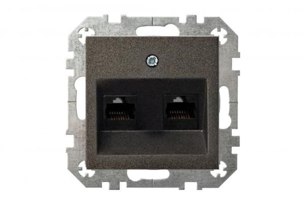 Liregus Socket Comp Įkl-002-01 2Points Black Eps