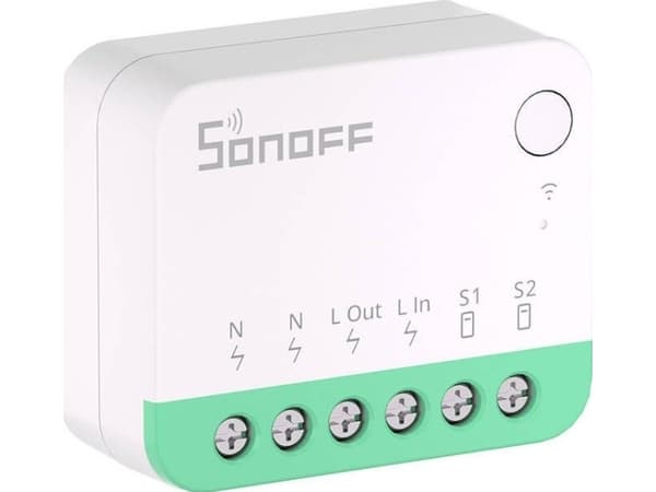 Smart mini switch WiFi Sonoff MINIR4M Matter (HomeKit, SmartThings, Home Assistant)