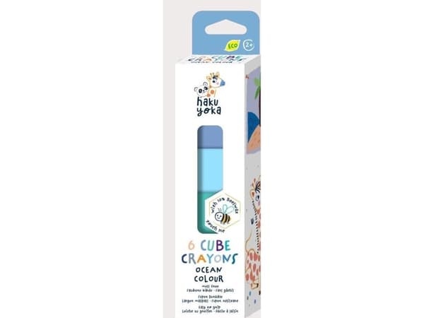 Cube Crayons - Ocean 6stk