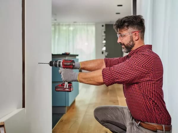 Einhell TP-CD 18/60 Li-i BL, Boremaskin med pistolgrep, Nøkkelløs, Børsteløs, Sort, Rød, 1,3 cm, 32000 RPM - SOLO