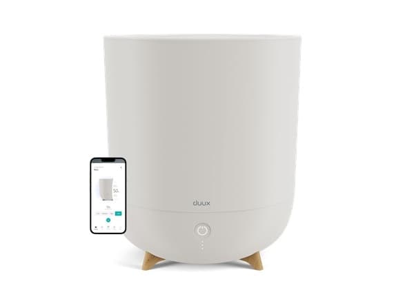Duux | Neo | Smart Humidifier | Water tank capacity 5 L | Suitable for rooms up to 50 m2 | Ultrasonic | Humidification capacity 500 ml/hr | Greige