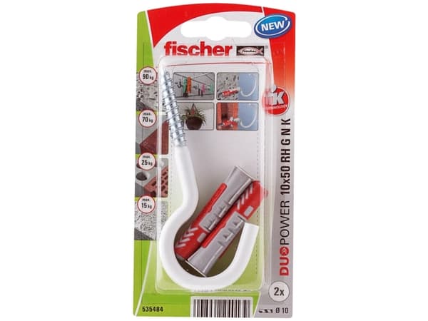 Fischer DuoPower 10 x 50 RH G N K NV Raakatulppasarja 50 mm 535484 1 sarja