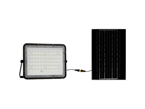 V-TAC VT-120W 7825 LED Escape Light, aurinkomoduuli 15 W Cool White Musta