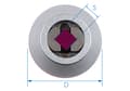 Miniatyrbilde 2 av 5: King Tony KING TONY 3/8" HÅNDTAK FOR 4-9 mm TRÅD