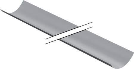 Geberit støtterende 90-3000mm - galv.-sortl. 366.850.001
