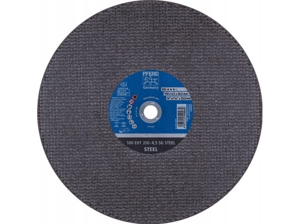 PFERD 100 EHT 350-4,5 SG STEEL/20,0 61329520 Leikkuukiekko suora 350 mm 20 mm 10 kpl 10 kpl