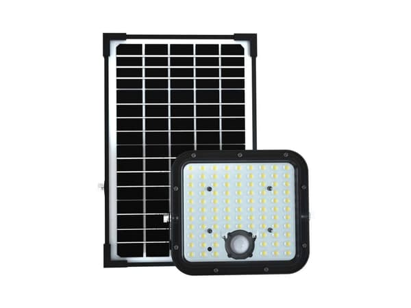 V-TAC VT-432 10310 LED-flyktljus, solcellsmodul 30 W neutral vit svart