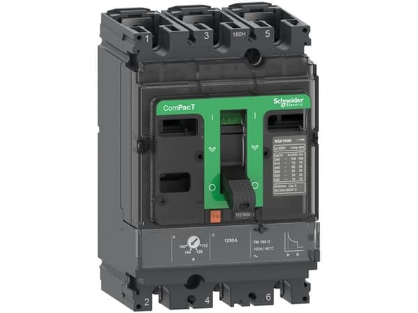 Schneider Electric C10B3TM080, Katkaisin, Tyyppi A, IP40, 690 V