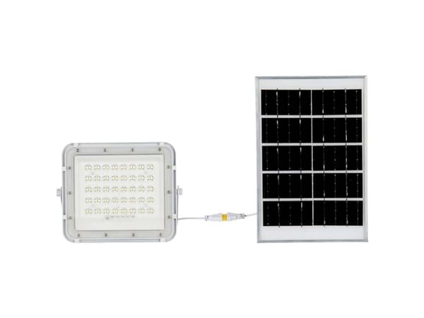 V-TAC VT-40W 7839 LED-flugtlys, Solcellemodul 6 W Koldhvid Hvid