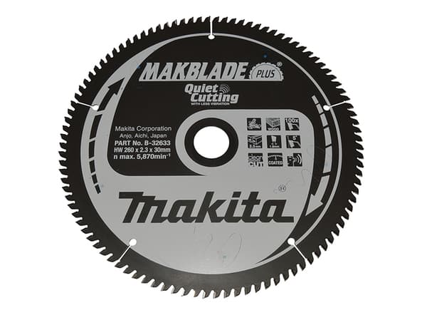 Makita MakBlade Plus, 26 cm, 3 cm, 1,8 mm, 2,3 mm, Makita, 1 stykker