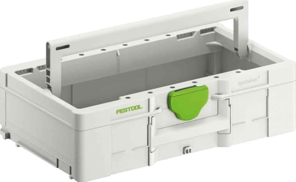 Festool SYS3 TB L 137, Verktygslåda, Grön, Vit, 13,2 l, 40 kg, 296 mm, 508 mm