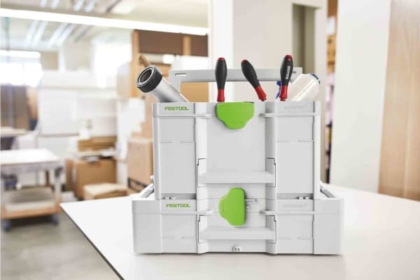 Festool SYS3 TB L 137, Verktygslåda, Grön, Vit, 13,2 l, 40 kg, 296 mm, 508 mm