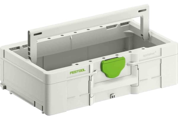Festool SYS3 TB L 137, Verktygslåda, Grön, Vit, 13,2 l, 40 kg, 296 mm, 508 mm